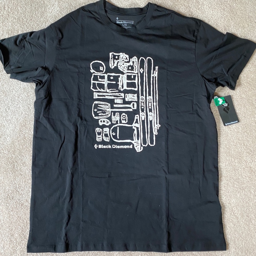 Black Diamond Ski Gear Tee Large